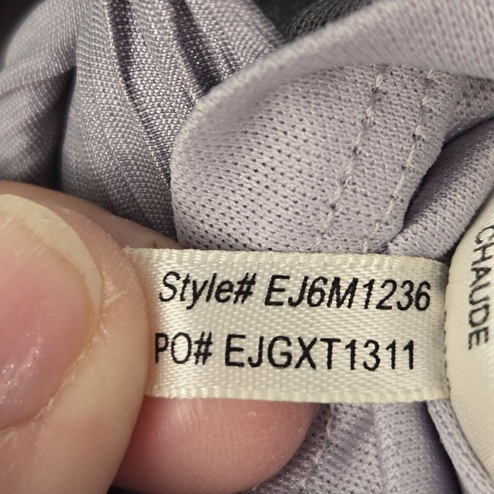NWT Eliza J Embellished Taffeta Sheath Dress‎ Silver Gray Size 2 Prom Party Grey - Picture 15 of 15